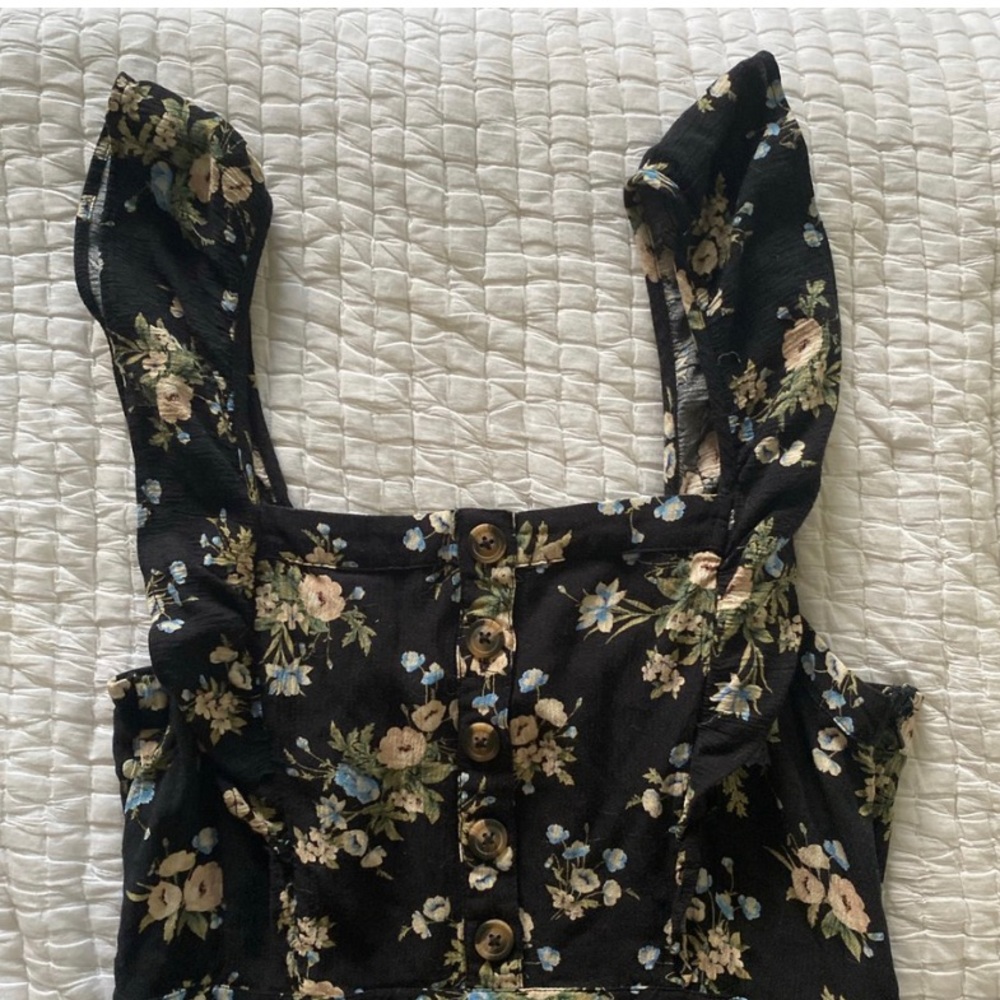 Wide Leg Floral Jumpsuit